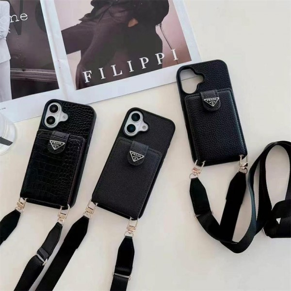 Prada プラダブランドgalaxy s24 s25 ultraケースハイブランド アイフォン16  pro max 15 ギャラクシー s24 ultra s23 plus カバーレディースメンズ激安iphone16 15/14 pro galaxy s24 ultra s24 plusカバー ストラップ付 カード入れセレブ愛用全機種対応ハイブランドiphone 16 pro maxケース パロディ