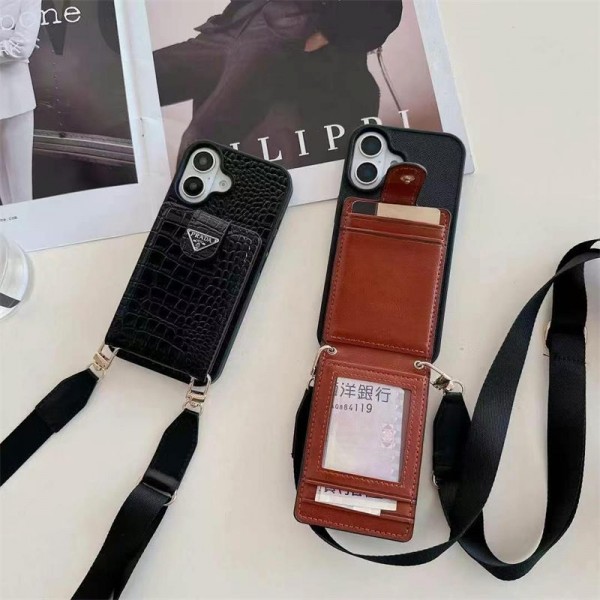 Prada プラダブランドgalaxy s24 s25 ultraケースハイブランド アイフォン16  pro max 15 ギャラクシー s24 ultra s23 plus カバーレディースメンズ激安iphone16 15/14 pro galaxy s24 ultra s24 plusカバー ストラップ付 カード入れセレブ愛用全機種対応ハイブランドiphone 16 pro maxケース パロディ