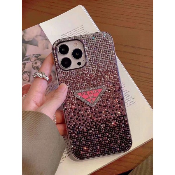 Prada プラダブランドiphone 16 17 pro 15 plus 16 pro maxケースiphone 17Pro/16/14 pro/15 pro max 16 plus カバー ストラップ付 カード入れ韓国風セレブ愛用 iphone 16 15 17 air アイフォン17 16 15 14 13pro maxケース ジャケットスマホケース コピーiphone17 air 16 15 14/13 pro max スマホケース コピー