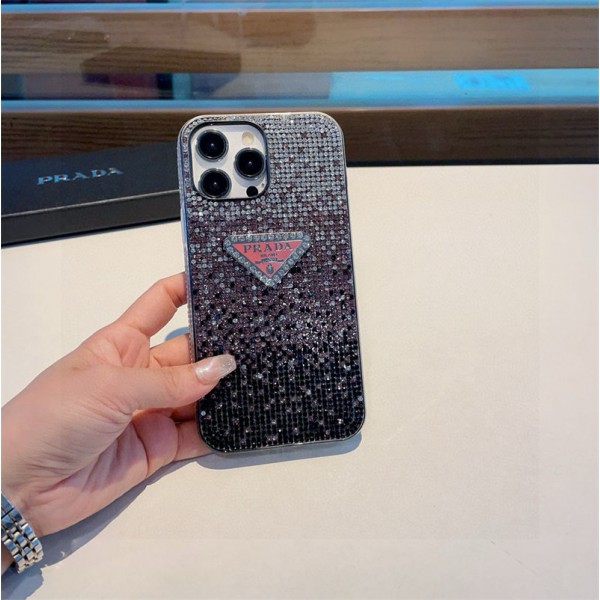 Prada プラダブランドiphone 16 17 pro 15 plus 16 pro maxケースiphone 17Pro/16/14 pro/15 pro max 16 plus カバー ストラップ付 カード入れ韓国風セレブ愛用 iphone 16 15 17 air アイフォン17 16 15 14 13pro maxケース ジャケットスマホケース コピーiphone17 air 16 15 14/13 pro max スマホケース コピー