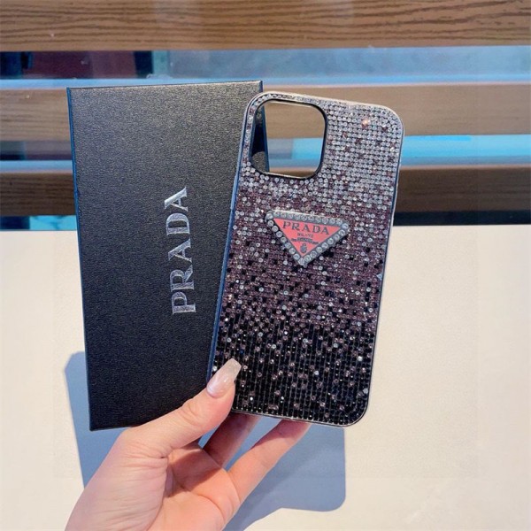 Prada プラダブランドiphone 16 17 pro 15 plus 16 pro maxケースiphone 17Pro/16/14 pro/15 pro max 16 plus カバー ストラップ付 カード入れ韓国風セレブ愛用 iphone 16 15 17 air アイフォン17 16 15 14 13pro maxケース ジャケットスマホケース コピーiphone17 air 16 15 14/13 pro max スマホケース コピー