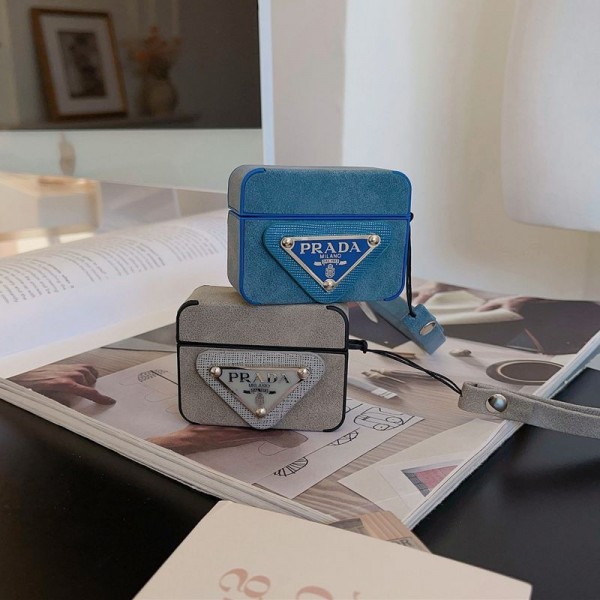 Prada プラダハイブランド  AirPods4 3 pro3 2ケースストラップ airpods4カバー 耐衝撃 エアーポッズ4プロ2ケース 激安 ブランド エアーポッズ4 プロ2 3/2/1ケースブランド AirPods 4/3 Pro2/proケース メンズレディーズ