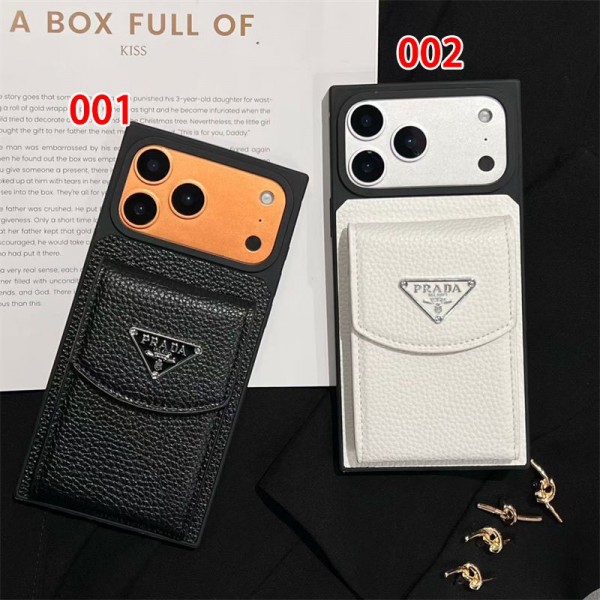 Prada プラダおしゃれiphone 17 air 16  pro max 15 14 13 12 ケース 手帳型バッグ型iphone 17Pro/16/14 pro/15 pro max 16 plus カバー ストラップ付 カード入れiphone16 17 pro air 14 15 16 plusケースカバースタンド付きiphone17 air 16 15 14/13 pro max スマホケース コピー