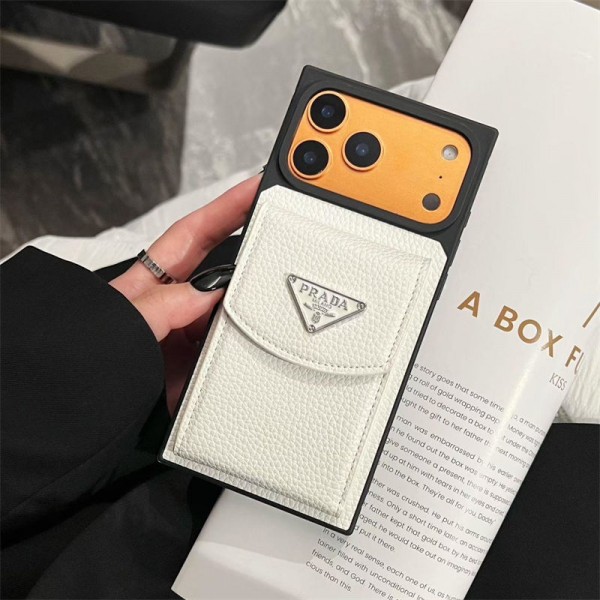 Prada プラダおしゃれiphone 17 air 16  pro max 15 14 13 12 ケース 手帳型バッグ型iphone 17Pro/16/14 pro/15 pro max 16 plus カバー ストラップ付 カード入れiphone16 17 pro air 14 15 16 plusケースカバースタンド付きiphone17 air 16 15 14/13 pro max スマホケース コピー