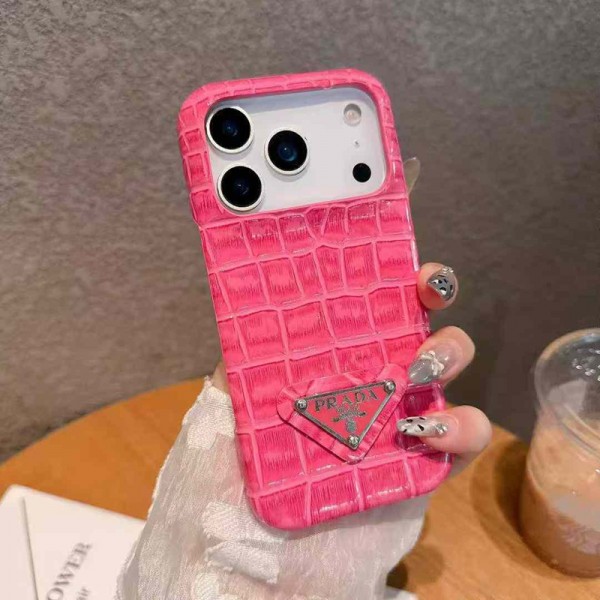 Prada プラダブランドiphone 16 17 pro 15 plus 16 pro maxケースiphone 17Pro/16/14 pro/15 pro max 16 plus カバー ストラップ付 カード入れiphone16 17 pro air 14 15 16 plusケースカバースタンド付きセレブ愛用全機種対応ハイブランドケース パロディ