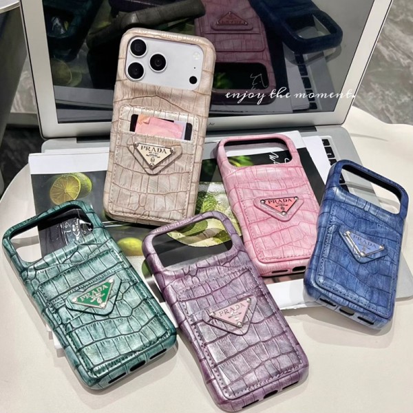 Prada プラダブランドiphone 18 Pro max 16 17 pro 15 plus 16 pro max 17eケース iphone 18/17Pro/16/14 pro/15 pro max 16 plus 17 17eカバー ストラップ付 カード入れiphone 18pro max/16 17 pro air 14 15 16 plus 17ケースカバースタンド付きセレブ愛用全機種対応ハイブランドケース パロディ