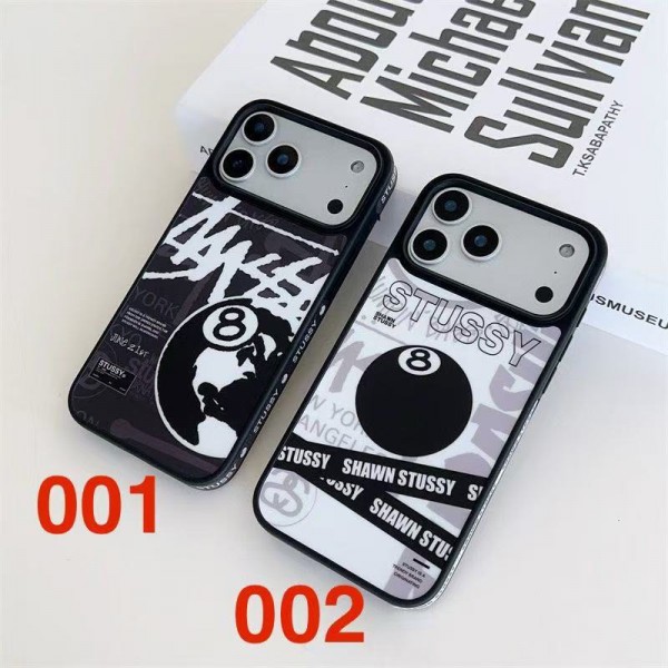Stussy ステューシーブランドiphone 16 17 pro 15 plus 16 pro maxケースハイブランド アイフォン16 plus15 14+ 16 17pro max カバーレディースメンズ激安おしゃれiphone 17 air 16  pro max 15 14 13 12 ケース 手帳型バッグ型iphone17 air 16 15 14/13 pro max スマホケース コピー