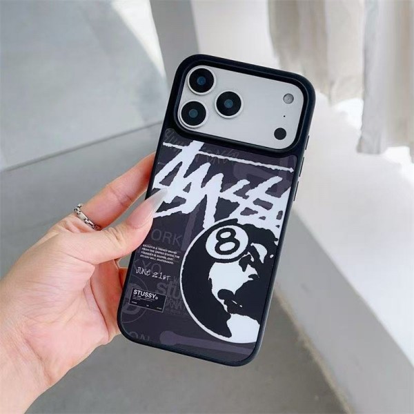 Stussy ステューシーブランドiphone 16 17 pro 15 plus 16 pro maxケースハイブランド アイフォン16 plus15 14+ 16 17pro max カバーレディースメンズ激安おしゃれiphone 17 air 16  pro max 15 14 13 12 ケース 手帳型バッグ型iphone17 air 16 15 14/13 pro max スマホケース コピー
