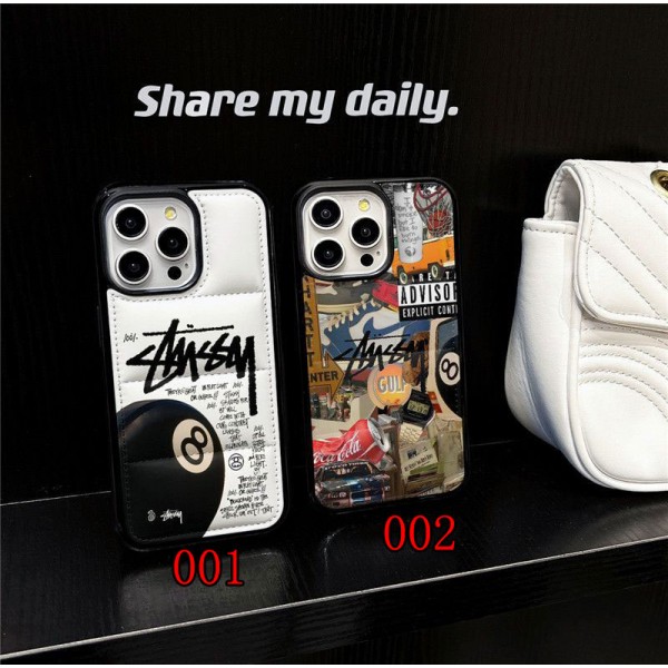 Stussy ステューシーブランドiphone 16 17 pro 15 plus 16 pro maxケースハイブランド アイフォン16 plus15 14+ 16 17pro max カバーレディースメンズ激安おしゃれiphone 17 air 16  pro max 15 14 13 12 ケース 手帳型バッグ型iphone17 air 16 15 14/13 pro max スマホケース コピー
