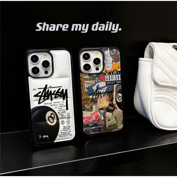Stussy ステューシーブランドiphone 16 17 pro 15 plus 16 pro maxケースハイブランド アイフォン16 plus15 14+ 16 17pro max カバーレディースメンズ激安おしゃれiphone 17 air 16  pro max 15 14 13 12 ケース 手帳型バッグ型iphone17 air 16 15 14/13 pro max スマホケース コピー
