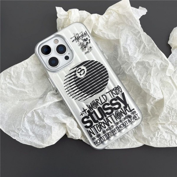 Stussy ステューシーブランドiphone 16 17 pro 15 plus 16 pro maxケースiphone 17Pro/16/14 pro/15 pro max 16 plus カバー ストラップ付 カード入れiphone16 17 pro air 14 15 16 plusケースカバースタンド付き韓国風セレブ愛用 iphone 16 15 17 air アイフォン17 16 15 14 13pro maxケース ジャケットスマホケース コピー