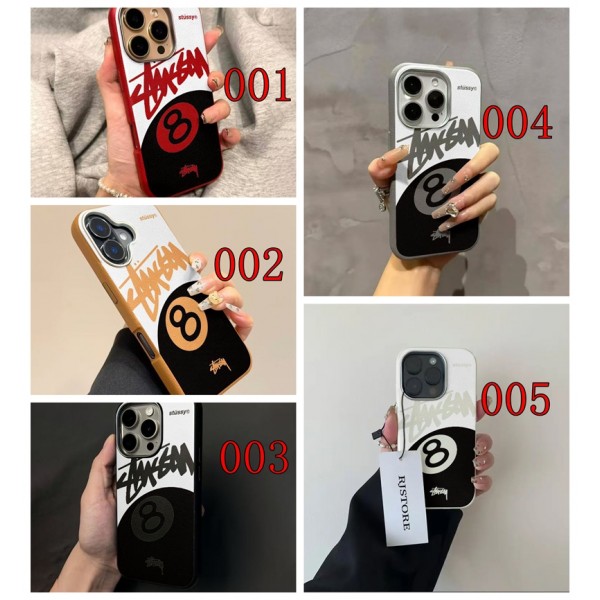 Stussy ステューシーハイブランド アイフォンair 16 plus 15 14+ 16 17pro max カバーレディースメンズ激安iphone 17Pro/16/14 pro/15 pro max 16 plus 17 17eカバー ストラップ付 カード入れiphone16 17 pro air 14 15 16 plus 17ケースカバースタンド付き韓国風セレブ愛用 iphone 17e 16 15 17アイフォン17 16 15pro maxケース 