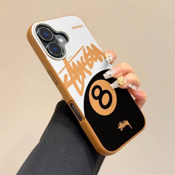 Stussy ステューシーハイブランド アイフォンair 16 plus 15 14+ 16 17pro max カバーレディースメンズ激安iphone 17Pro/16/14 pro/15 pro max 16 plus 17 17eカバー ストラップ付 カード入れiphone16 17 pro air 14 15 16 plus 17ケースカバースタンド付き韓国風セレブ愛用 iphone 17e 16 15 17アイフォン17 16 15pro maxケース 