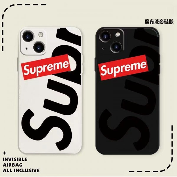 Supreme シュプリームブランドiphone 14 plus 15 pro maxケース韓国風セレブ愛用 iphone 15 アイフォン 15 14 13pro maxケース ジャケットスマホケース コピーセレブ愛用全機種対応ハイブランドケース パロディiphone14/13 pro max スマホケース コピー