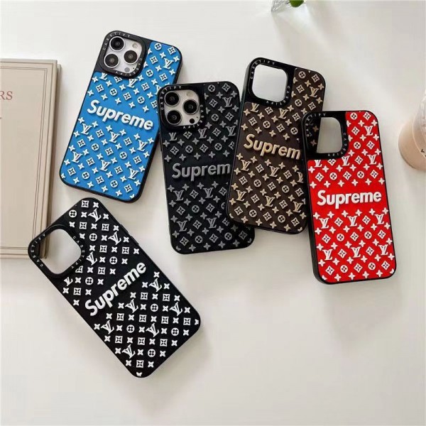 Lv ルイヴィトンsupremeブランドiphone 14 plus 15 pro maxケースハイブランド アイフォン15 14+ 13 pro max レディースメンズ激安iphone 15/14 pro/15 pro max xs/8/7 plusカバー ストラップ付 カード入れセレブ愛用全機種対応ハイブランドケース パロディ