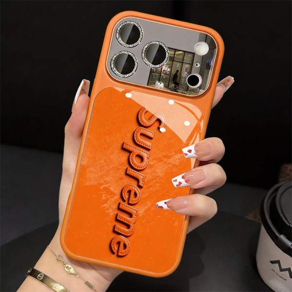 Supreme シュプリームブランドiphone 16 17 pro 15 plus 16 pro max 17eケースハイブランド アイフォンair 16 plus 15 14+ 16 17pro max カバーレディースメンズ激安おしゃれiphone 17 air 16  pro max 15 14 13 12 17eケース 手帳型バッグ型セレブ愛用全機種対応ハイブランドケース パロディ