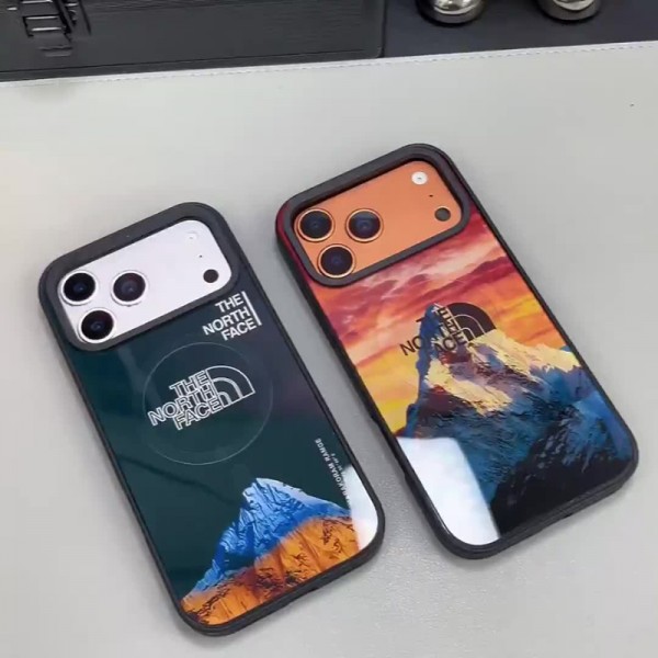 ザノースフェイス THE NORTH FACEハイブランド アイフォン16 plus15 14+ 16 17pro max カバーレディースメンズ激安iphone 17Pro/16/14 pro/15 pro max 16 plus カバー ストラップ付 カード入れセレブ愛用全機種対応ハイブランドケース パロディiphone17 air 16 15 14/13 pro max スマホケース コピー