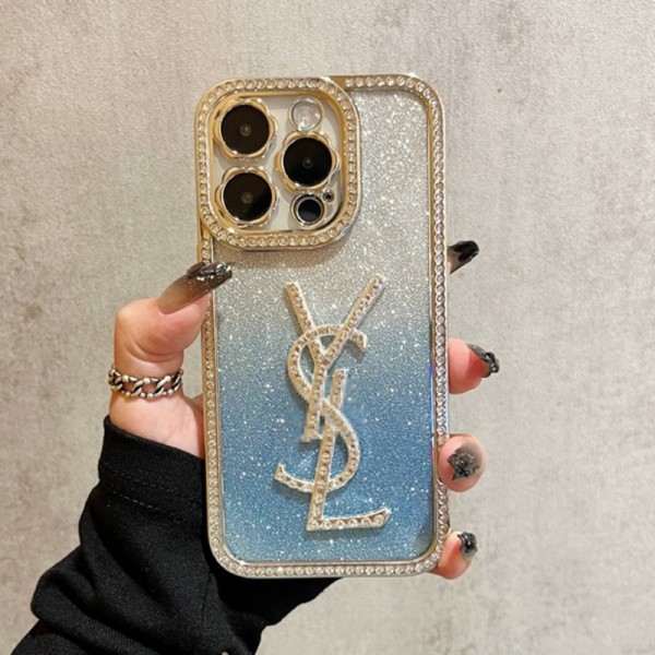 Ysl イブサンローランハイブランド アイフォン15 14+ 13 pro max レディースメンズ激安iphone 14 15 plusケースカバースタンド付きセレブ愛用全機種対応ハイブランドケース パロディiphone14/13 pro max スマホケース コピー