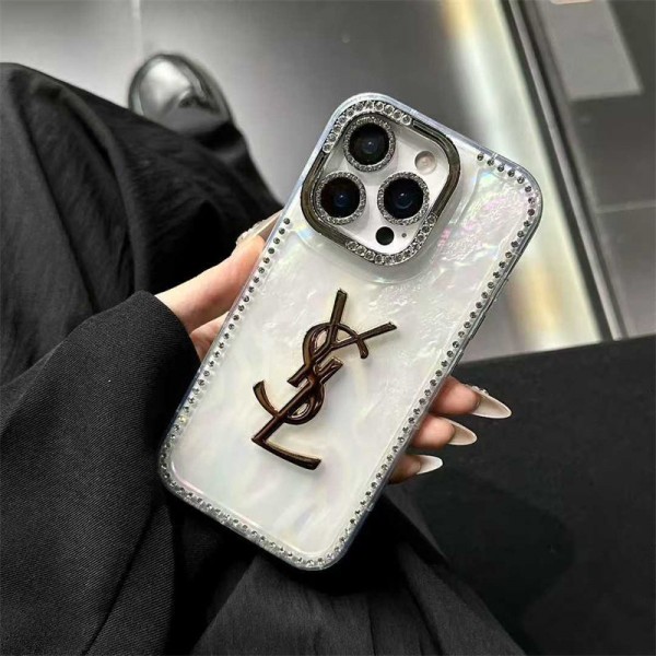 Ysl イブサンローランハイブランド アイフォン16 plus15 14+ 16 17pro max カバーレディースメンズ激安おしゃれiphone 17 air 16  pro max 15 14 13 12 ケース 手帳型バッグ型iphone 17Pro/16/14 pro/15 pro max 16 plus カバー ストラップ付 カード入れセレブ愛用全機種対応ハイブランドケース パロディ