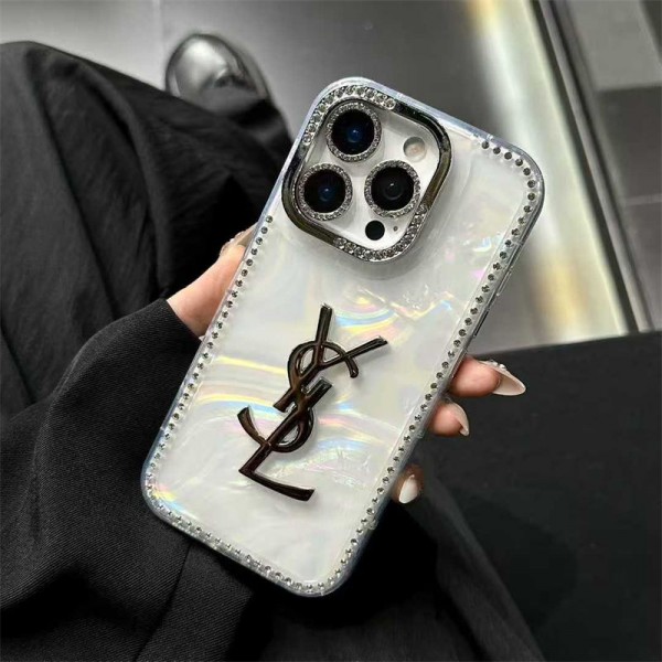 Ysl イブサンローランハイブランド アイフォン16 plus15 14+ 16 17pro max カバーレディースメンズ激安おしゃれiphone 17 air 16  pro max 15 14 13 12 ケース 手帳型バッグ型iphone 17Pro/16/14 pro/15 pro max 16 plus カバー ストラップ付 カード入れセレブ愛用全機種対応ハイブランドケース パロディ