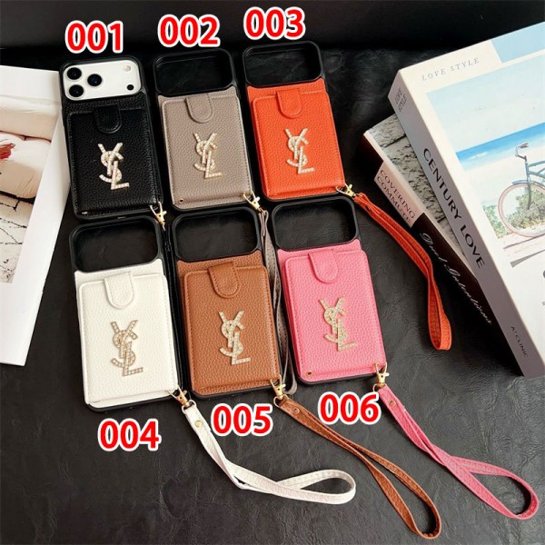 Ysl イヴサンローランおしゃれiphone 17 air 16  pro max 15 14 13 12 ケース 手帳型バッグ型韓国風セレブ愛用 iphone 16 15 17 air アイフォン17 16 15 14 13pro maxケース ジャケットスマホケース コピーセレブ愛用全機種対応ハイブランドケース パロディiphone17 air 16 15 14/13 pro max スマホケース コピー