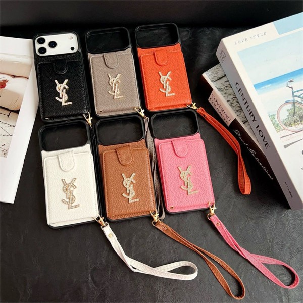 Ysl イヴサンローランおしゃれiphone 17 air 16  pro max 15 14 13 12 ケース 手帳型バッグ型韓国風セレブ愛用 iphone 16 15 17 air アイフォン17 16 15 14 13pro maxケース ジャケットスマホケース コピーセレブ愛用全機種対応ハイブランドケース パロディiphone17 air 16 15 14/13 pro max スマホケース コピー