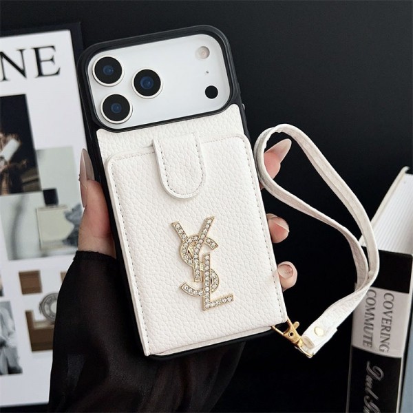 Ysl イヴサンローランおしゃれiphone 17 air 16  pro max 15 14 13 12 ケース 手帳型バッグ型韓国風セレブ愛用 iphone 16 15 17 air アイフォン17 16 15 14 13pro maxケース ジャケットスマホケース コピーセレブ愛用全機種対応ハイブランドケース パロディiphone17 air 16 15 14/13 pro max スマホケース コピー