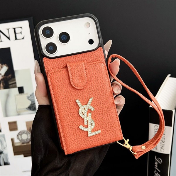 Ysl イヴサンローランおしゃれiphone 17 air 16  pro max 15 14 13 12 ケース 手帳型バッグ型韓国風セレブ愛用 iphone 16 15 17 air アイフォン17 16 15 14 13pro maxケース ジャケットスマホケース コピーセレブ愛用全機種対応ハイブランドケース パロディiphone17 air 16 15 14/13 pro max スマホケース コピー