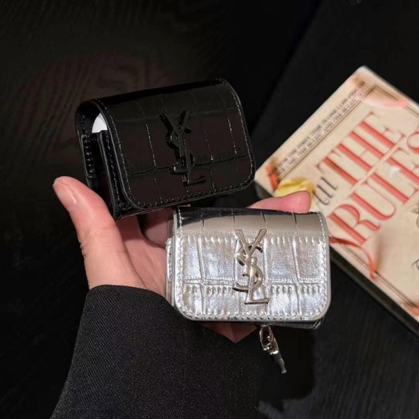 YSL イヴサンローランハイブランド AirPods4 3 pro3 2ケースストラップ airpods4カバー 耐衝撃 エアーポッズ4プロ2ケース 激安 ブランド エアーポッズ4 プロ2 3/2/1ケースブランド AirPods 4/3 Pro2/proケース メンズレディーズ