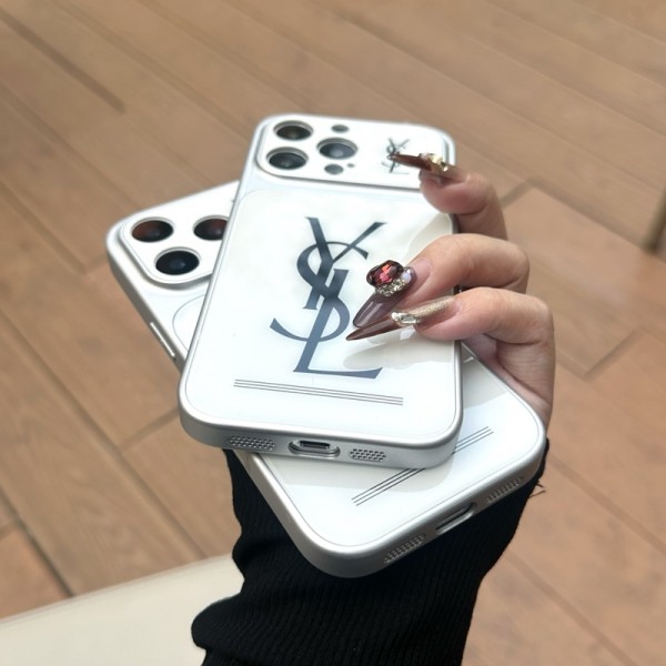 Ysl イブサンローランおしゃれiphone 17 air 16  pro max 15 14 13 12 17eケース 手帳型バッグ型iphone 17Pro/16/14 pro/15 pro max 16 plus 17 17eカバー ストラップ付 カード入れ韓国風セレブ愛用 iphone 17e 16 15 17 air アイフォン17 16 15 14 13pro maxケース ジャケットスマホケース コピーセレブ愛用全機種対応ハイブランドケース パロディ