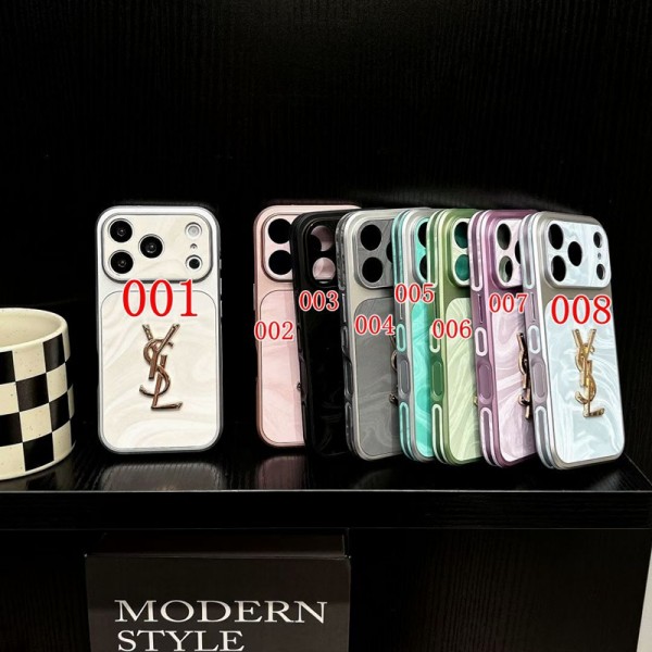Ysl  イヴサンローランiphone 17Pro/16/14 pro/15 pro max 16 plus 17 17eカバー ストラップ付 カード入れ韓国風セレブ愛用 iphone 17e 16 15 17 air アイフォン17 16 15 14 13pro maxケース ジャケットスマホケース コピーセレブ愛用全機種対応ハイブランドケース パロディiphone17 air 16 15 14/13 pro max 17スマホケース コピー