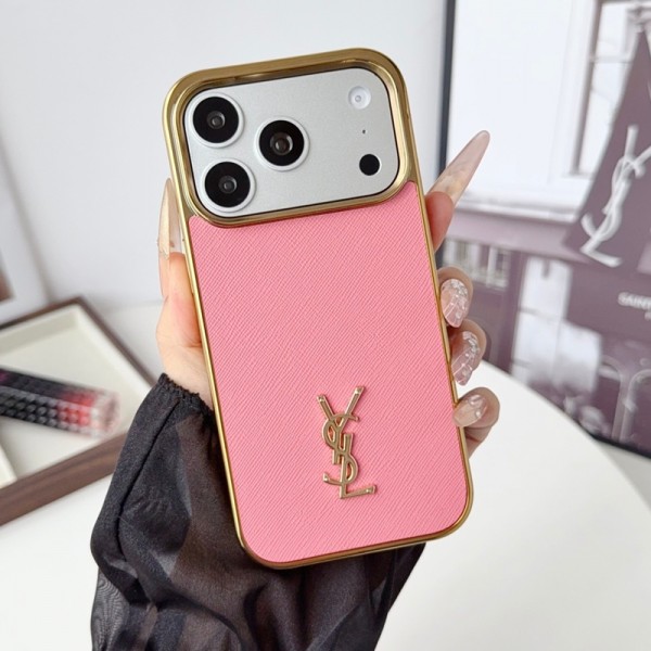 Ysl イヴサンローランブランドiphone 16 17 pro 15 plus 16 pro max 17eケースiphone16 17 pro air 14 15 16 plus 17ケースカバースタンド付き韓国風セレブ愛用 iphone 17e 16 15 17 air アイフォン17 16 15 14 13pro maxケース ジャケットスマホケース コピーセレブ愛用全機種対応ハイブランドケース パロディ