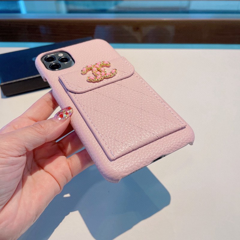Chanel シャネルiphone 16/14 pro/15 pro max xs/8/7 plusカバー ストラップ付 カード入れiphone 14 15 16 plusケース
