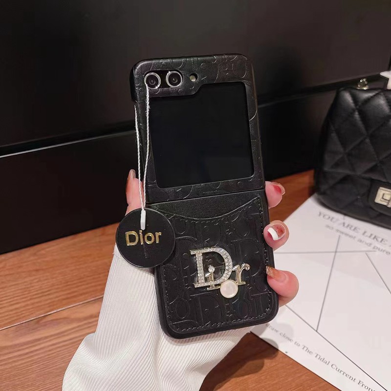Dior ディオールブランドgalaxy z flip 5 4 fold5 2023ケース