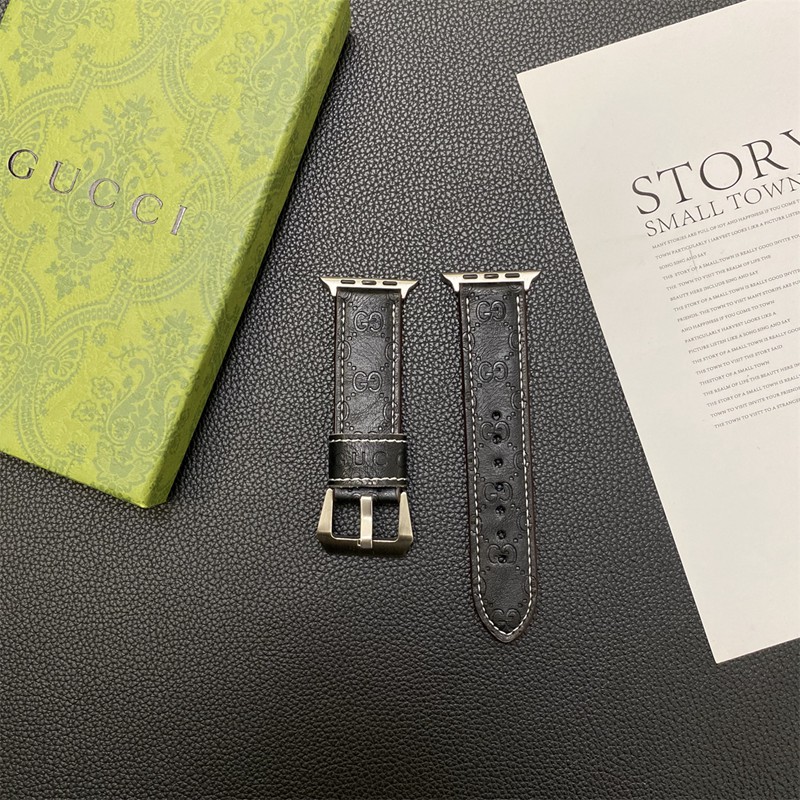Gucci グッチアップルウォッチ9 Ultra 49mmバンドアップルウォッチ9バンドベルトアップルウォッチ7/8/9ベルトビジネスマン用高級Apple Watch9/8/7ブランドバンド本革