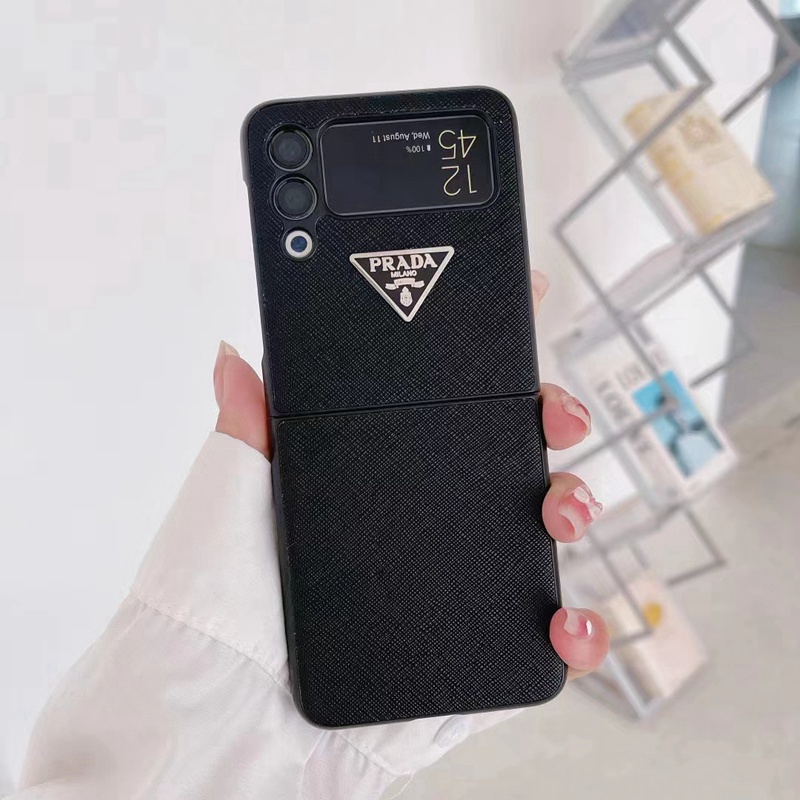 プラダ 革製galaxy fold4 3 2ケースカバースタンド付きgalaxy z fold 4 3スマホケース コピー
