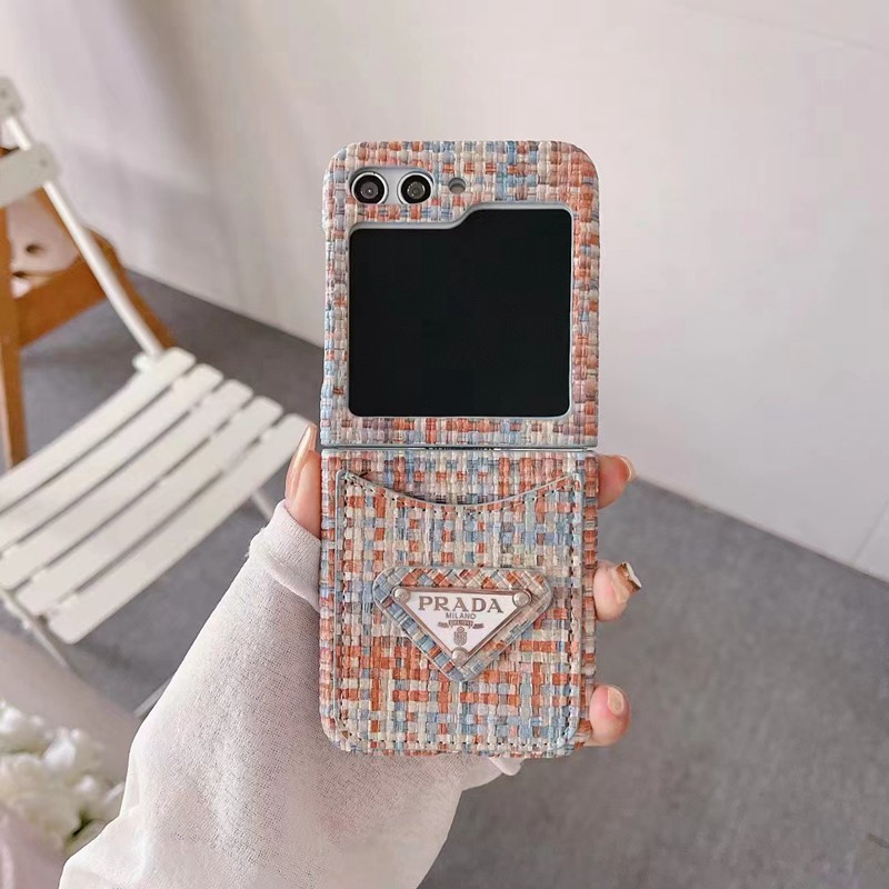 galaxy z flip 5 4 3ケース ジャケットスマホケース prada