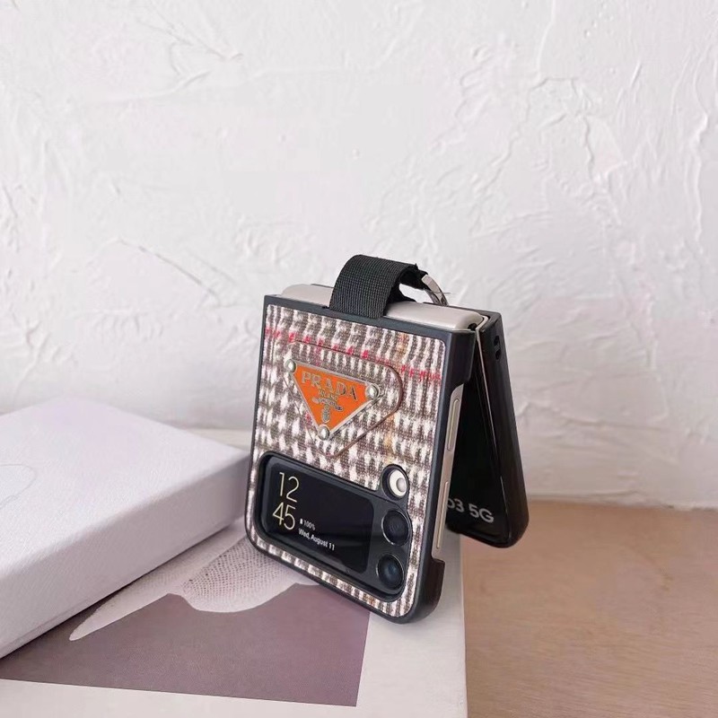 Prada プラダブランドgalaxy z flip 5 4 fold5 2023ケース