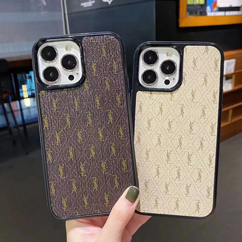 トラップ付 カード入れ Ysl iphone 14plusケース