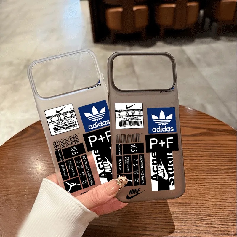 Adidasアイフォン16 plus 15 16 17pro maxカバー