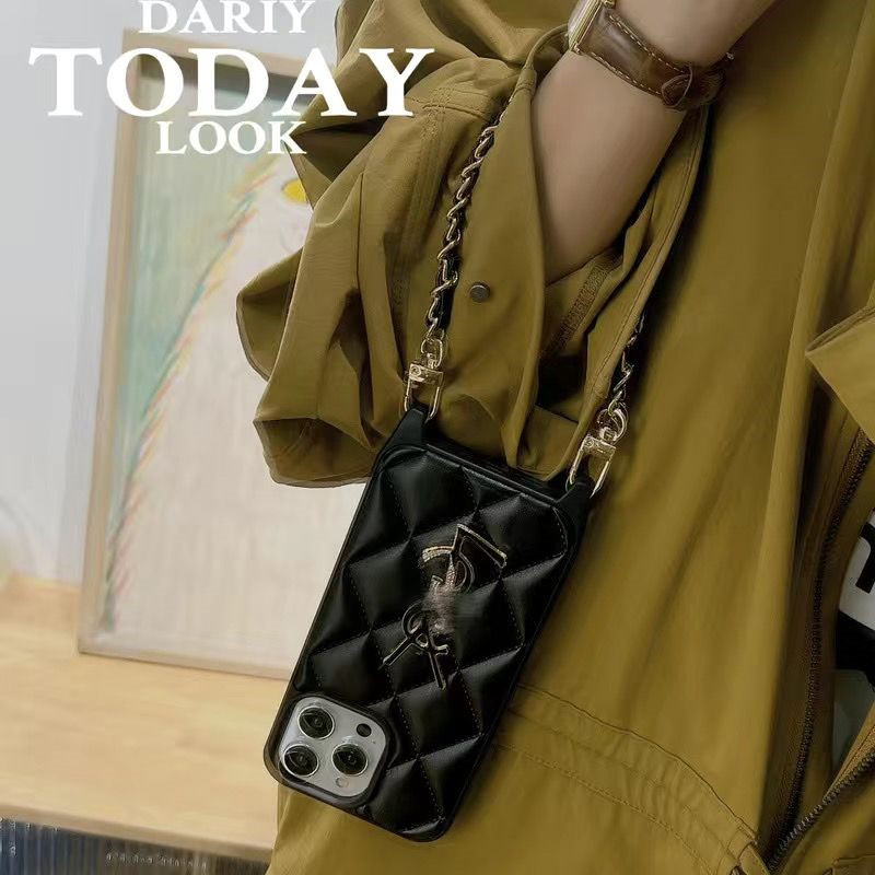 Chanel シャネルiphone 14 15 16 plusケースカバースタンド付き韓国風セレブ愛用 