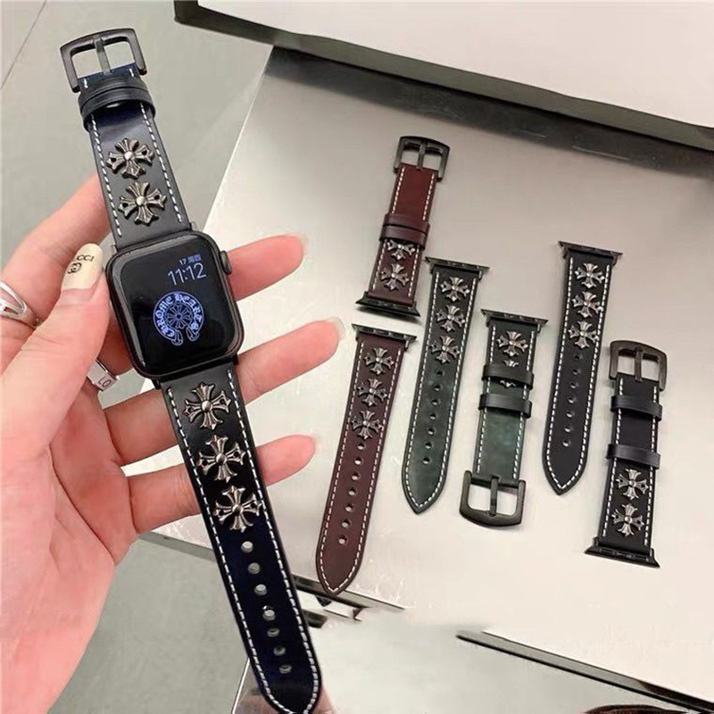 Chrome Heartsアップルウォッチ11/se3/10/9/8/7/6/Se2 バンド 