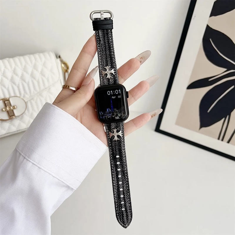 Chrome Heartsアップルウォッチ11/7/8/9 10ベルト