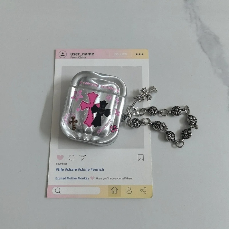 クロムハーツ airpods4カバー 耐衝撃 