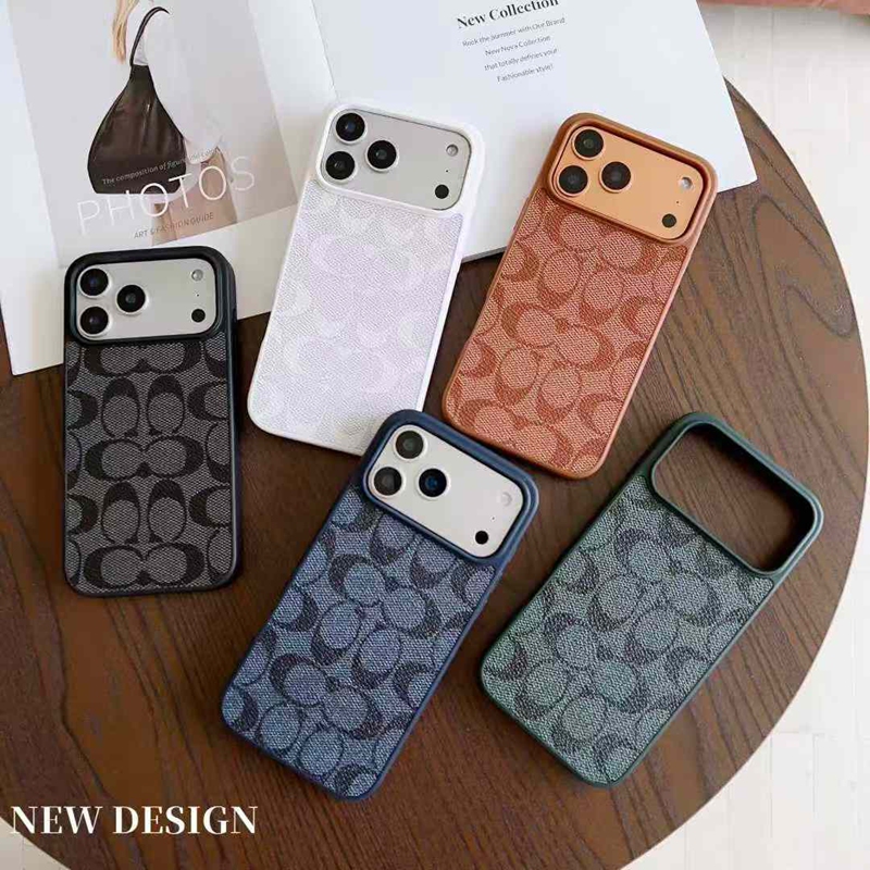 Coach アイフォン16 plus15 14+ 16 17pro max カバー