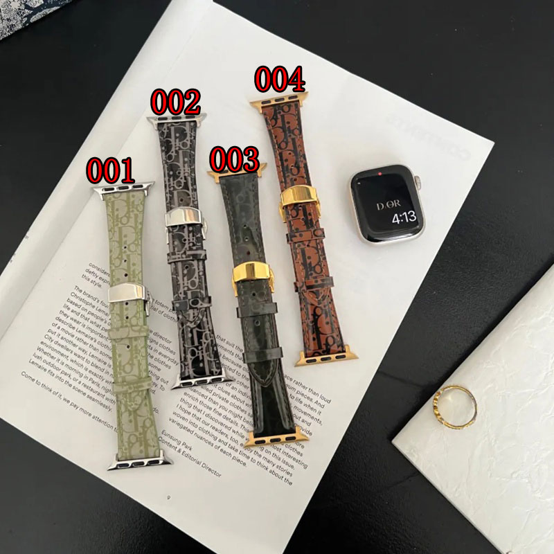 Diorアップルウォッチ11 10 9バンドベルト