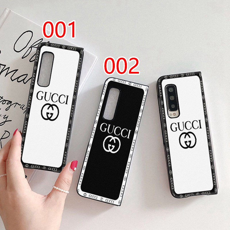 Gucci/グッチブランド交換用カバーGalaxy zflip/Z Fold 2ケース シンプル設計