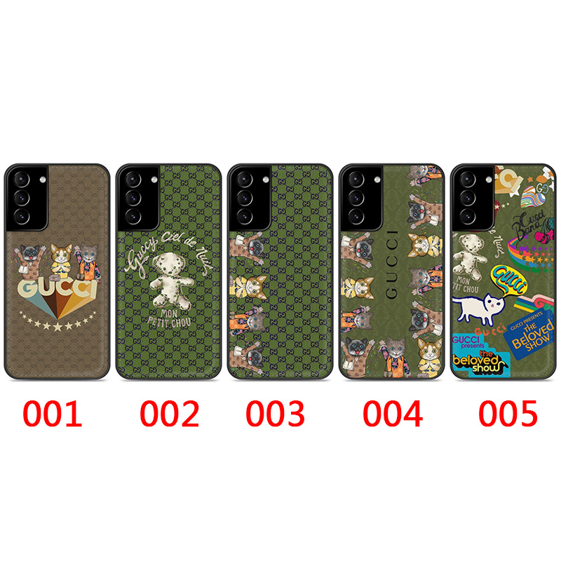 グッチgalaxy S22/S21+ A53/A52 Note10/9/8ケース