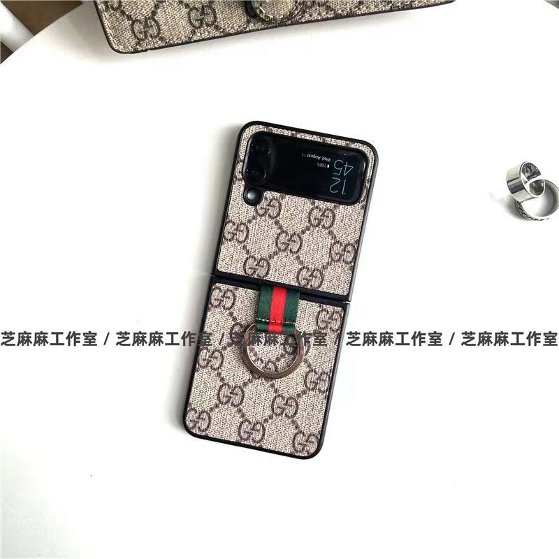  GG galaxy z flip3/4カバーレディースメンズ gucci