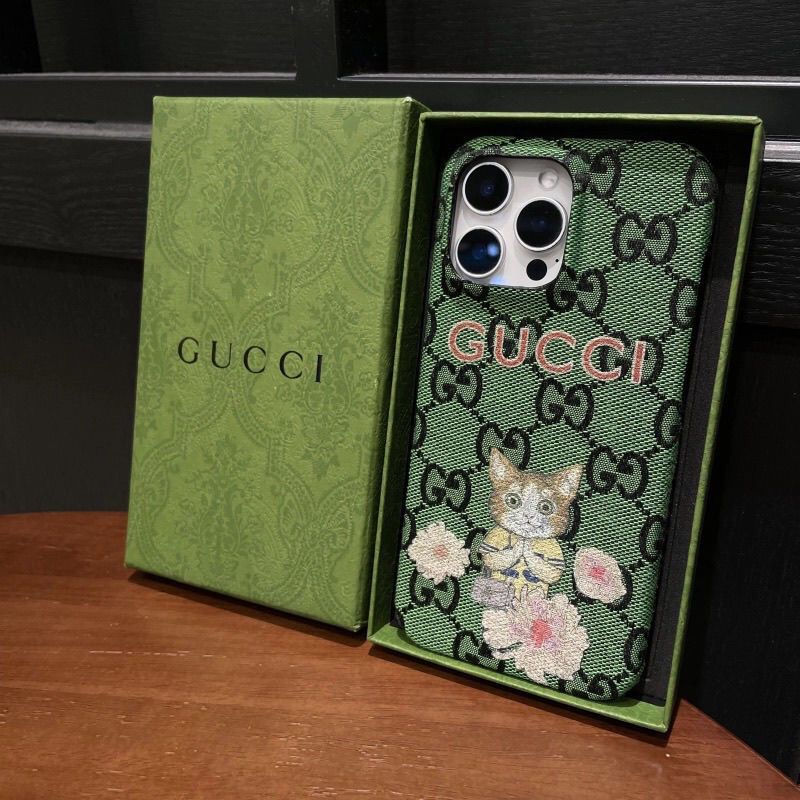 Gucci アイフォン17 16 15 14 13pro maxケース 